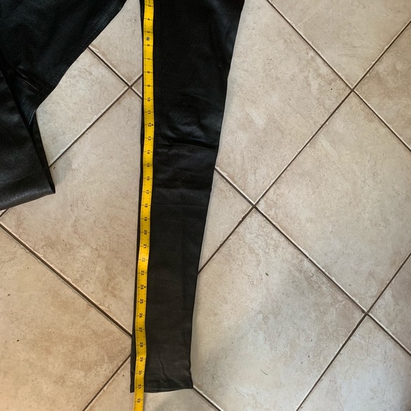 COPY - The Kooples 100% lambskin black leather leggings-size 26.EUC - Picture 12 of 14